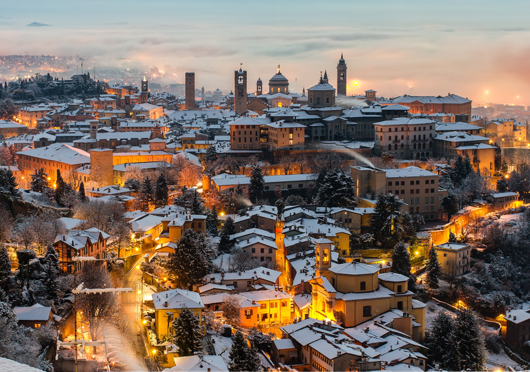 Neve a Bergamo e in tutte le province della Lombardia Neve a Bergamo e in tutte le province della Lombardia