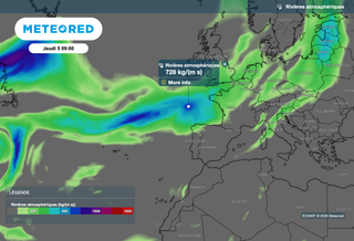 Météo : nos cartes confirment l'arrivée imminente d'une rivière atmosphérique ! Quelles conséquences en France ?