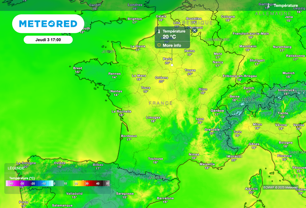 Douceur très printanière ce jeudi après-midi.