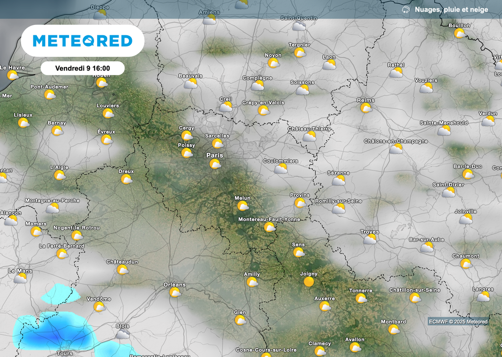 Belles éclaircies vendredi en Île-de-France.
