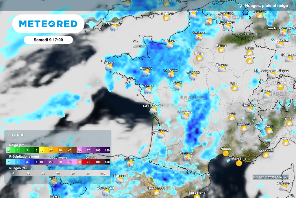 Les orages gagnent du terrain samedi !