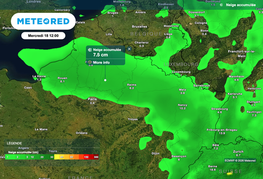 M&eacute;t&eacute;o : nouvelle offensive de l'hiver en France ! Des chutes de neige attendues ce mercredi. Voici les zones concern&eacute;es