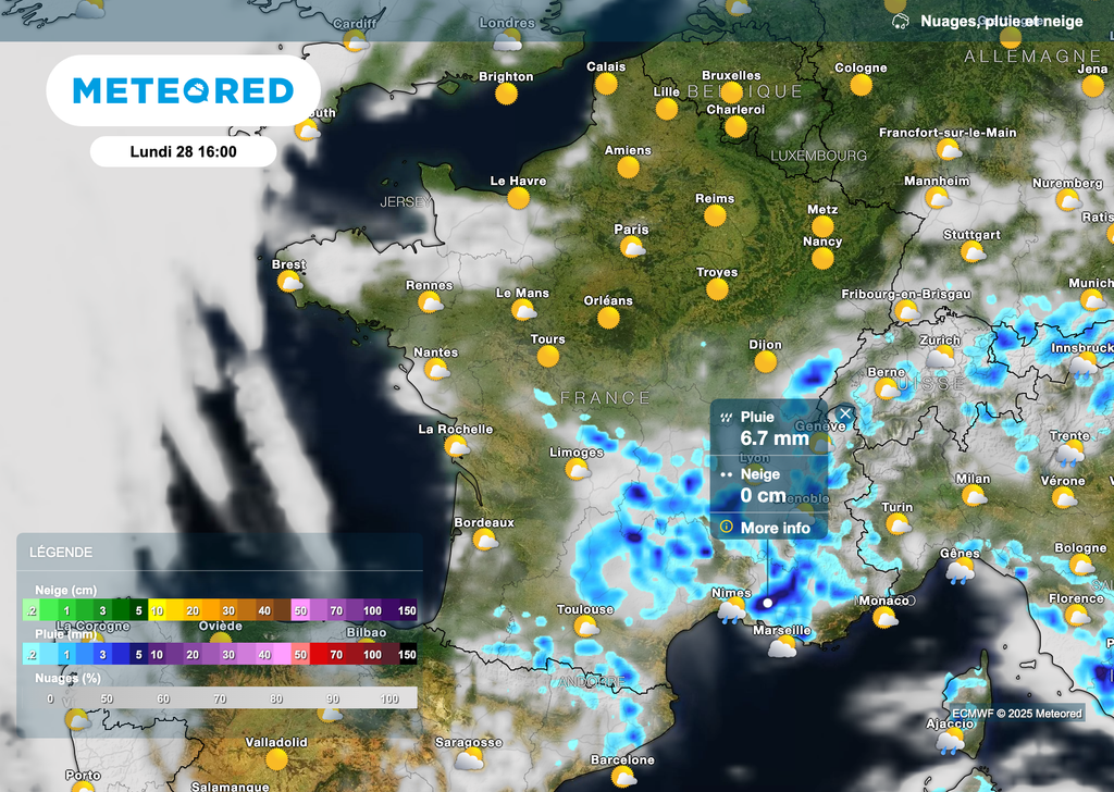 Des orages parfois forts attendus cet après-midi. Des orages parfois forts attendus cet après-midi.