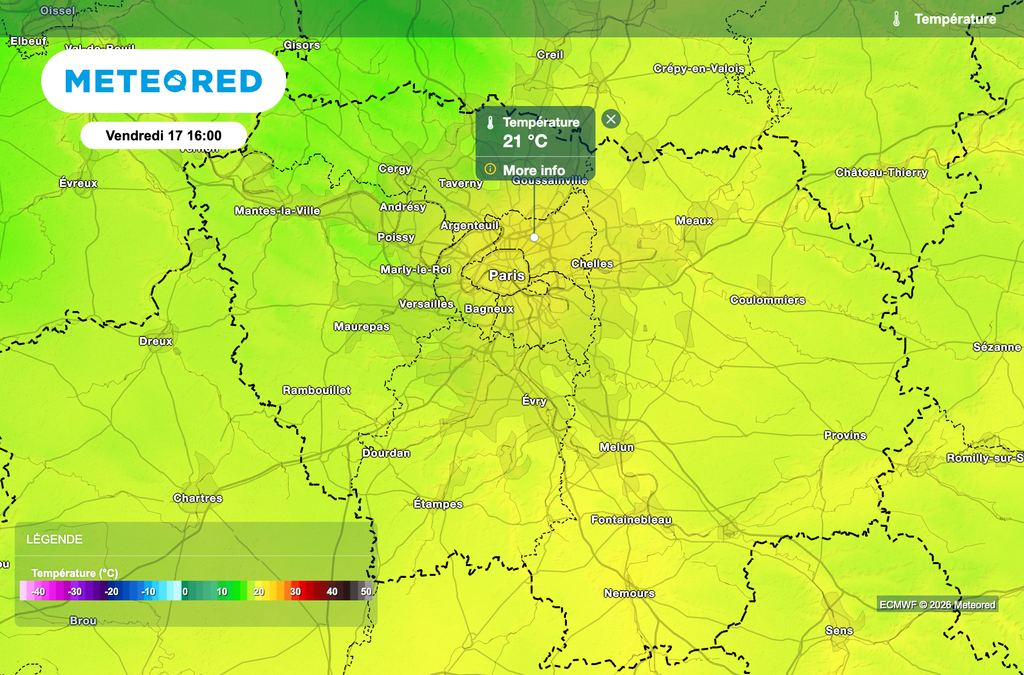 Pic de douceur vendredi après-midi en région parisienne.