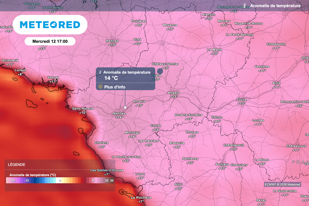 Unr fournaise attendue entre aujourd'hui et demain en région des Pays de la Loire ! Unr fournaise attendue entre aujourd'hui et demain en région des Pays de la Loire !