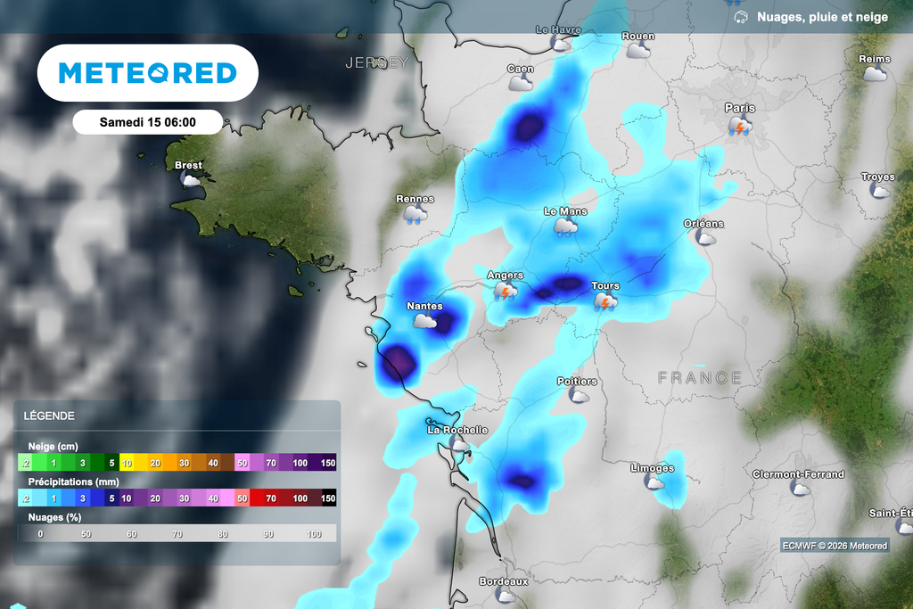 Des orages attendus dans la nuit de vendredi à samedi ! Des orages attendus dans la nuit de vendredi à samedi !