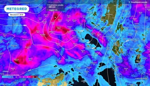 Meteo, pericolosa situazione di blocco fra ciclone e anticiclone: Luca Lombroso teme piogge oltre i 200 mm al nordovest