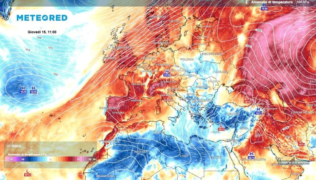 Temperature. Gli spifferi freschi continueranno a colpire le regioni meridionali e la Sicilia, anche nei prossimi giorni.