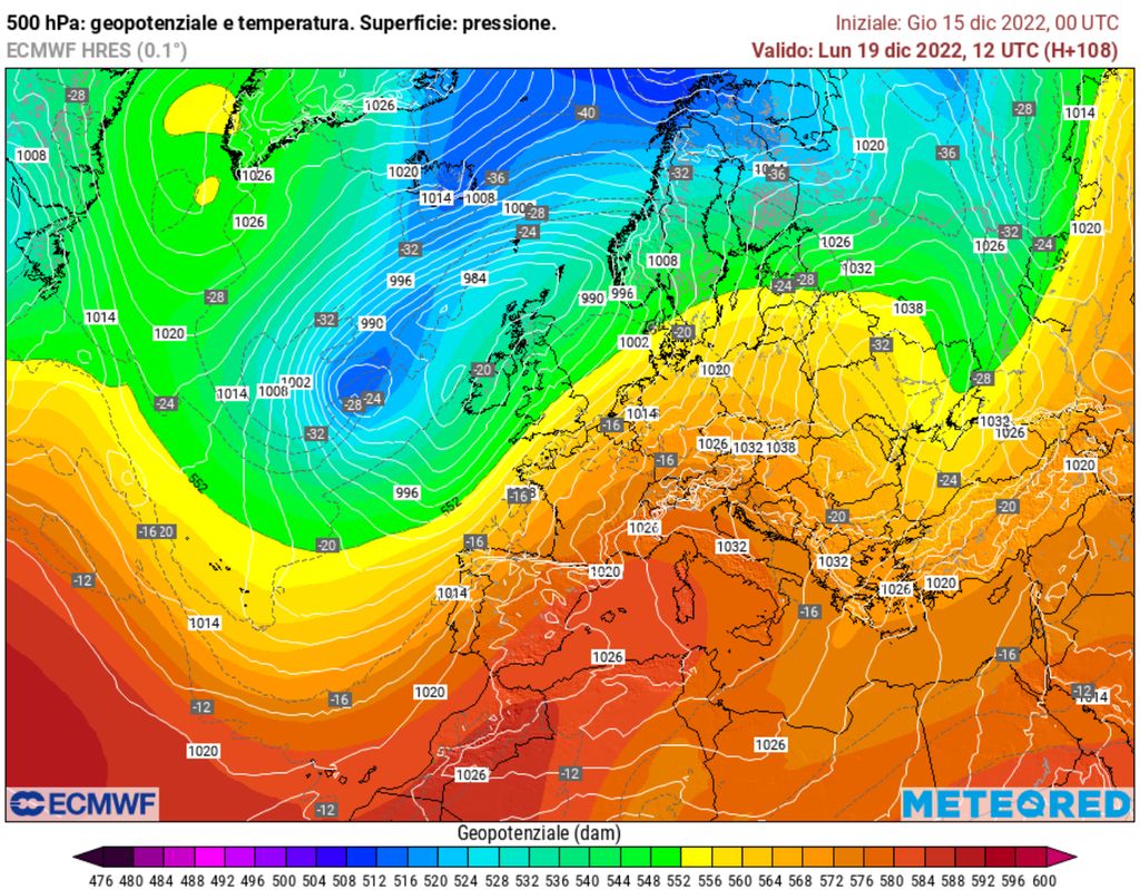 Tendenza meteo Italia