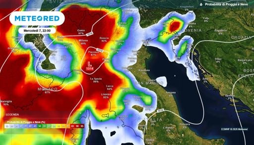 Meteo, pi&ugrave; di 100 mm: dalle 16 forti temporali previsti al Centro-Nord, attenzione tra Liguria e Toscana