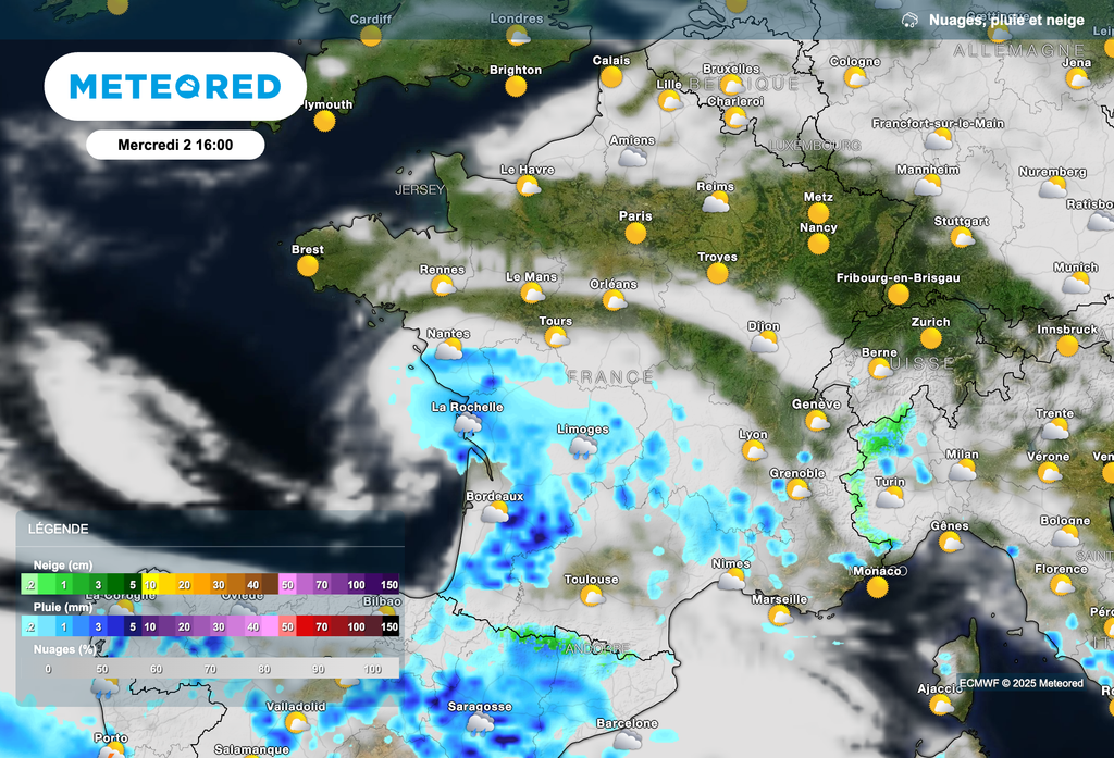 Soleil toujours aussi omniprésent sur le nord de la France cet après-midi.