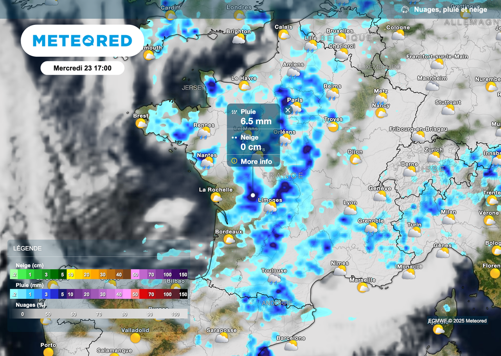 De nombreuses averses orageuses cet après-midi en France !