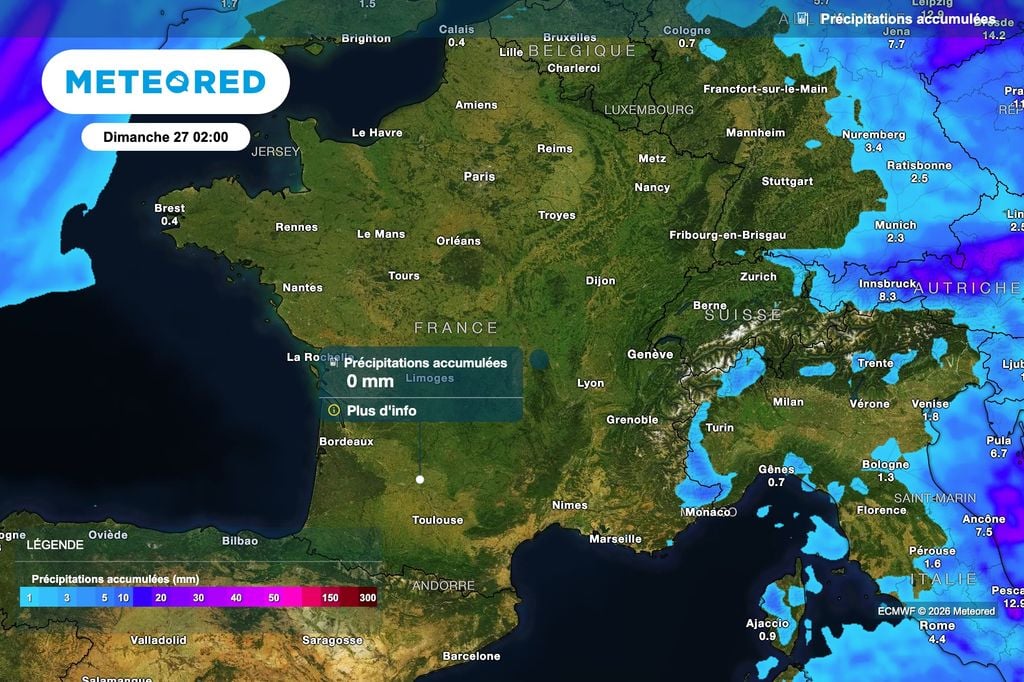 Pas une goutte de pluie prévue en France d'ici la fin de la semaine ! Pas une goutte de pluie prévue en France d'ici la fin de la semaine !
