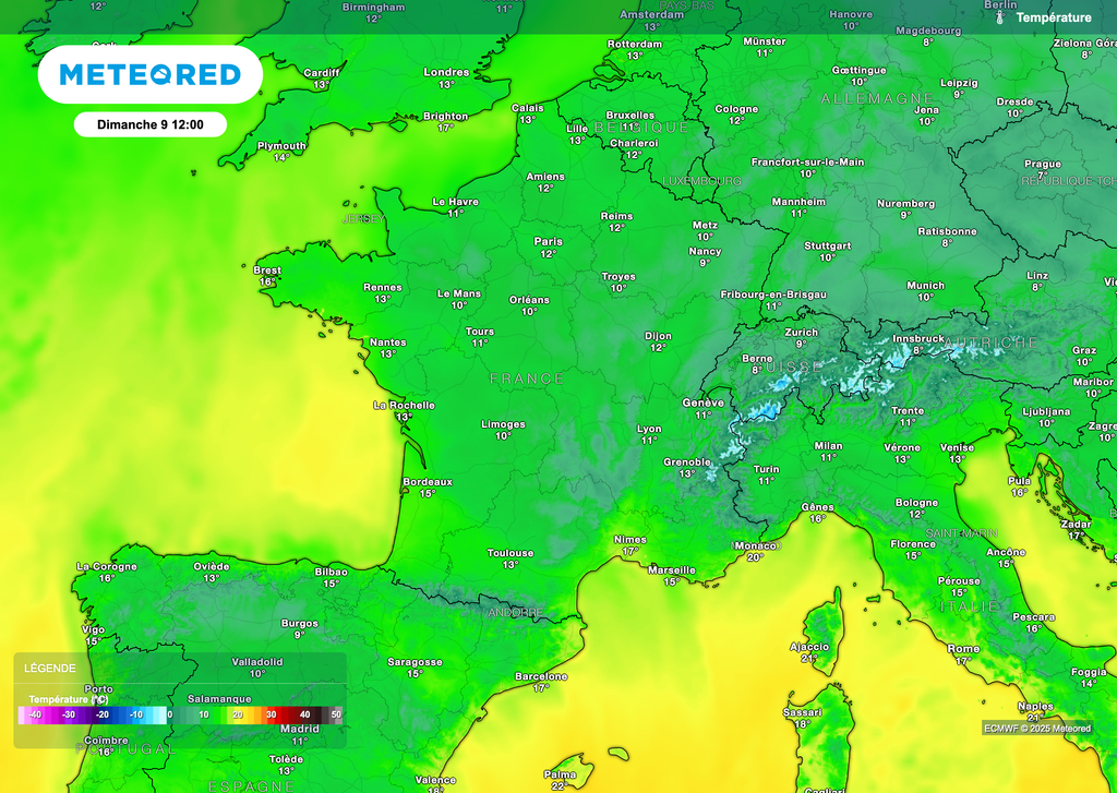 Fraîcheur parfois persistante.