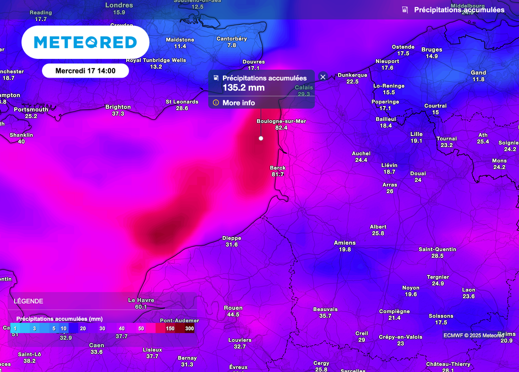 Des cumuls de pluie parfois conséquents attendus sur le Pas-de-Calais. Des cumuls de pluie parfois conséquents attendus sur le Pas-de-Calais.