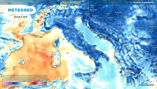 Fino a 95 mm di pioggia: attenzione tra luned&igrave; 2 e marted&igrave; 3 novembre in queste regioni del centro-sud