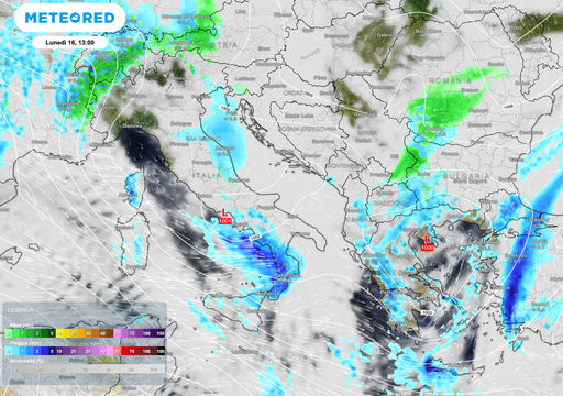 Meteo prossima settimana: breve pausa, poi ennesima perturbazione con piogge e vento