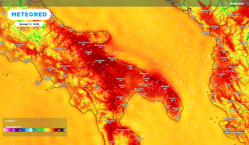 Meteo Puglia: settimana rovente con il super anticiclone, temperature fino a 36&deg;C da questa data