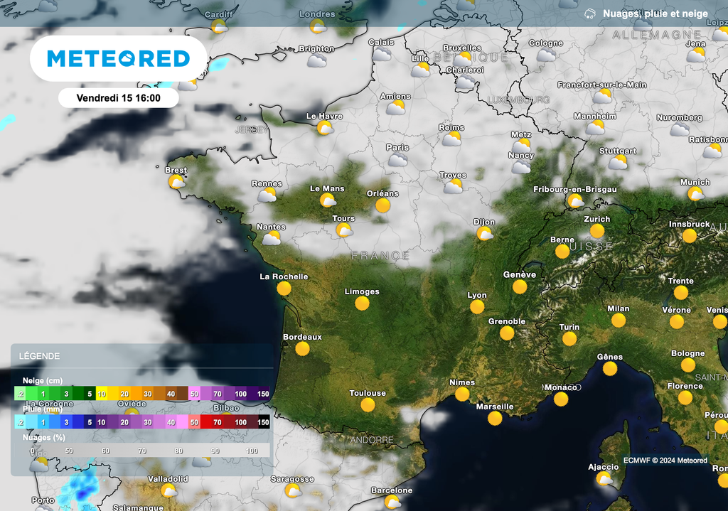 Météo très ensoleillée dans le sud de la France vendredi ! Météo très ensoleillée dans le sud de la France vendredi !