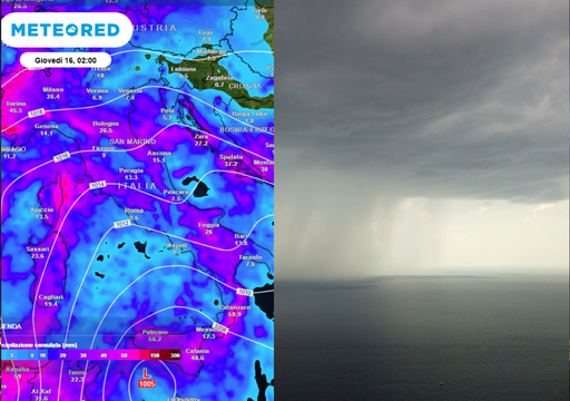 Meteo: queste sono le 6 regioni in cui piover&agrave; maggiormente nei prossimi giorni