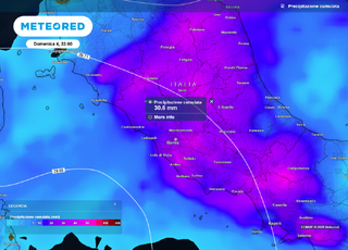 Meteo Roma oggi: domenica 4 gennaio di pioggia continua e possibili temporali. Attesi fino a 30 mm