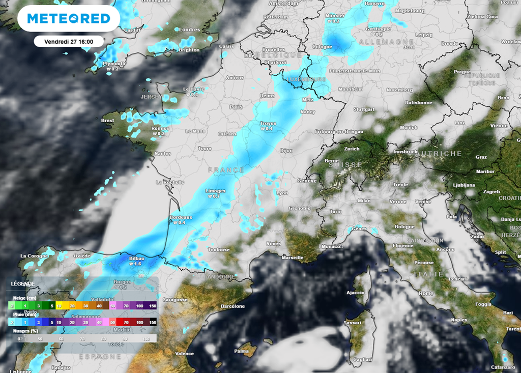 Le temps se dégradera à partir de vendredi avec le retour des perturbations océaniques.