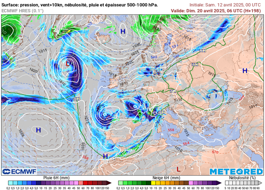 Une météo agitée s'annonce pour Pâques en France.