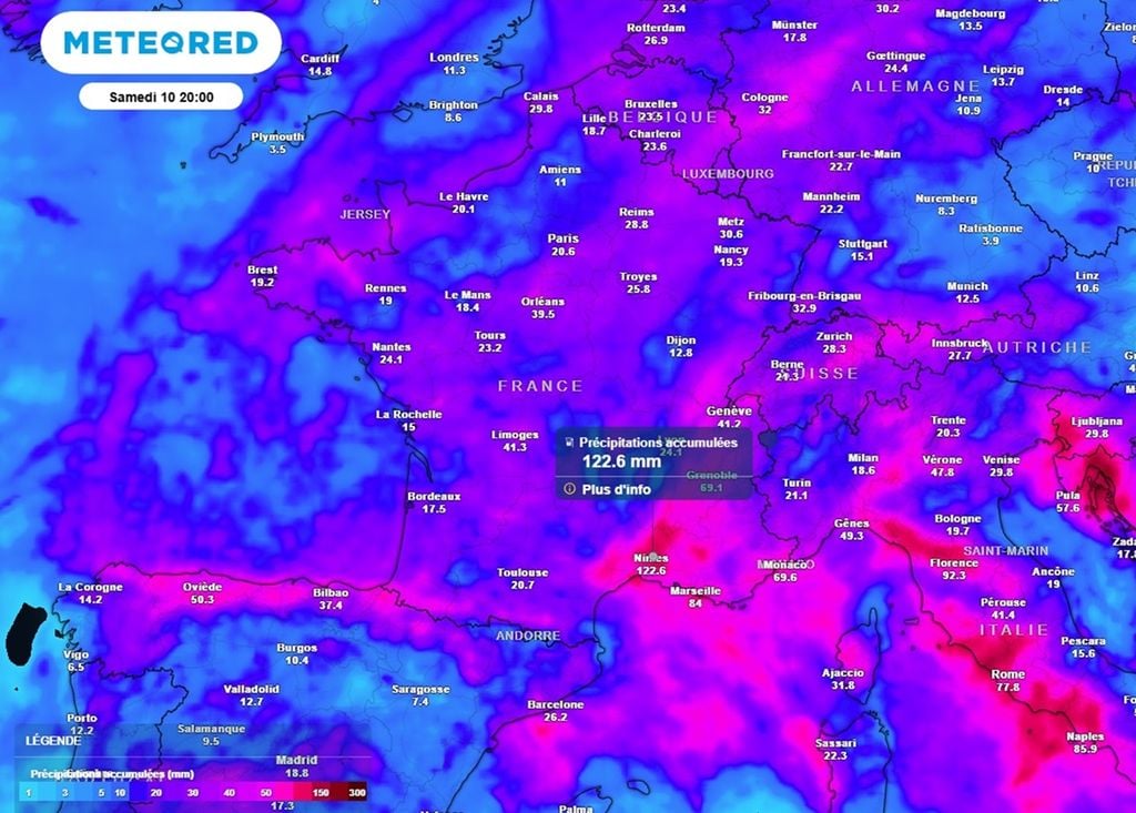 Les pluies feront leur retour en milieu de semaine sur tout le pays, et en particulier dans le sud-est. Les pluies feront leur retour en milieu de semaine sur tout le pays, et en particulier dans le sud-est.