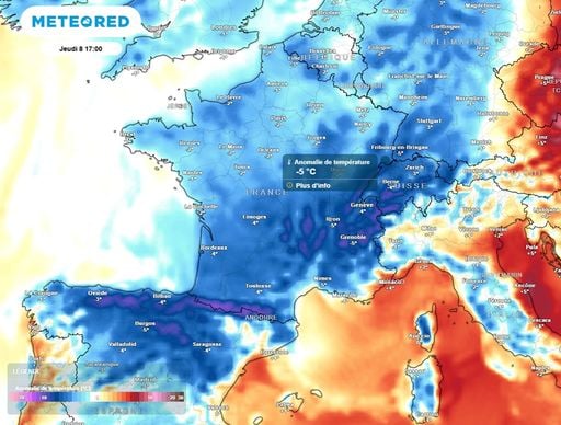 M&eacute;t&eacute;o semaine : estival lundi avant le retour des intemp&eacute;ries en France et jusqu'&agrave; 15&deg;C en moins !