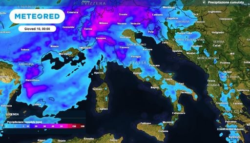 Meteo: si avvicina il veloce fronte freddo che produrr&agrave; temporali e grandine e fino a 60-80 mm in 7 regioni del Nord