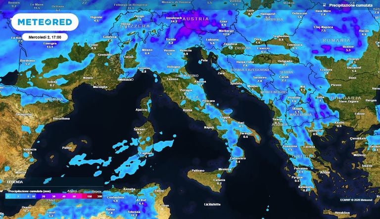 Meteo: si ridimensiona il caldo in Italia con l'arrivo dell'autunno meteorologico, ma attenzione ai temporali