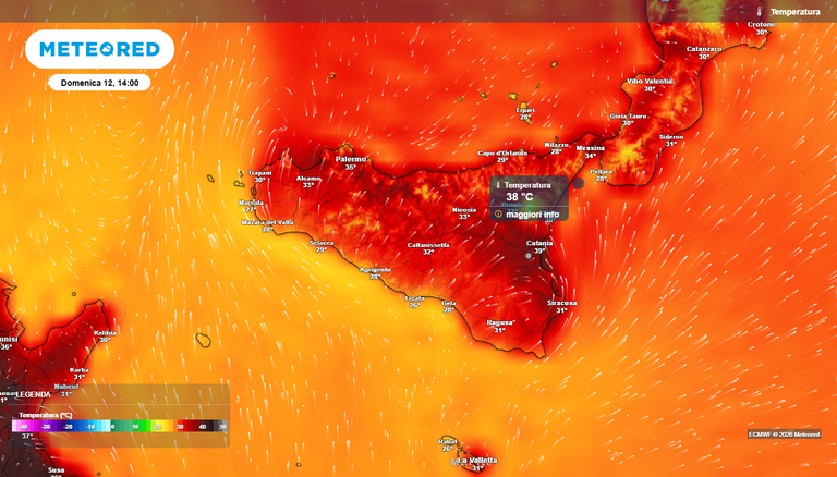 Meteo Sicilia, allerta per il weekend di fuoco: attese massime fino a 40&deg;C