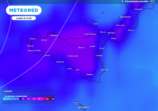 Meteo Sicilia, domenica 15 marzo allerta temporali: le zone pi&ugrave; a rischio