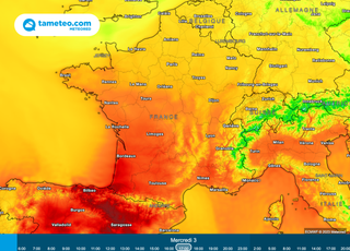 Météo : soleil et plus de 30°C cette semaine en France ! Cela va-t-il tourner à l'orage ?
