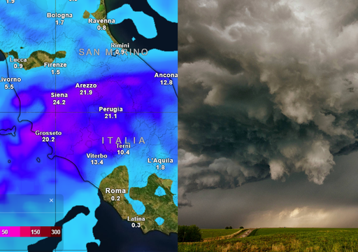 Meteo, svolta da met&agrave; settimana: forti temporali in arrivo sul Centro Italia
