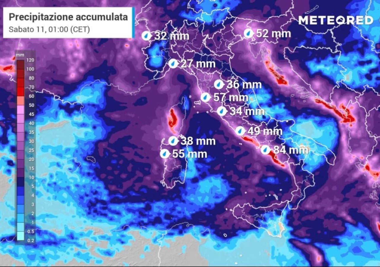 Meteo, Tempesta Domingos Pronta A Colpire L'Italia: Scatta L'allerta Meteo