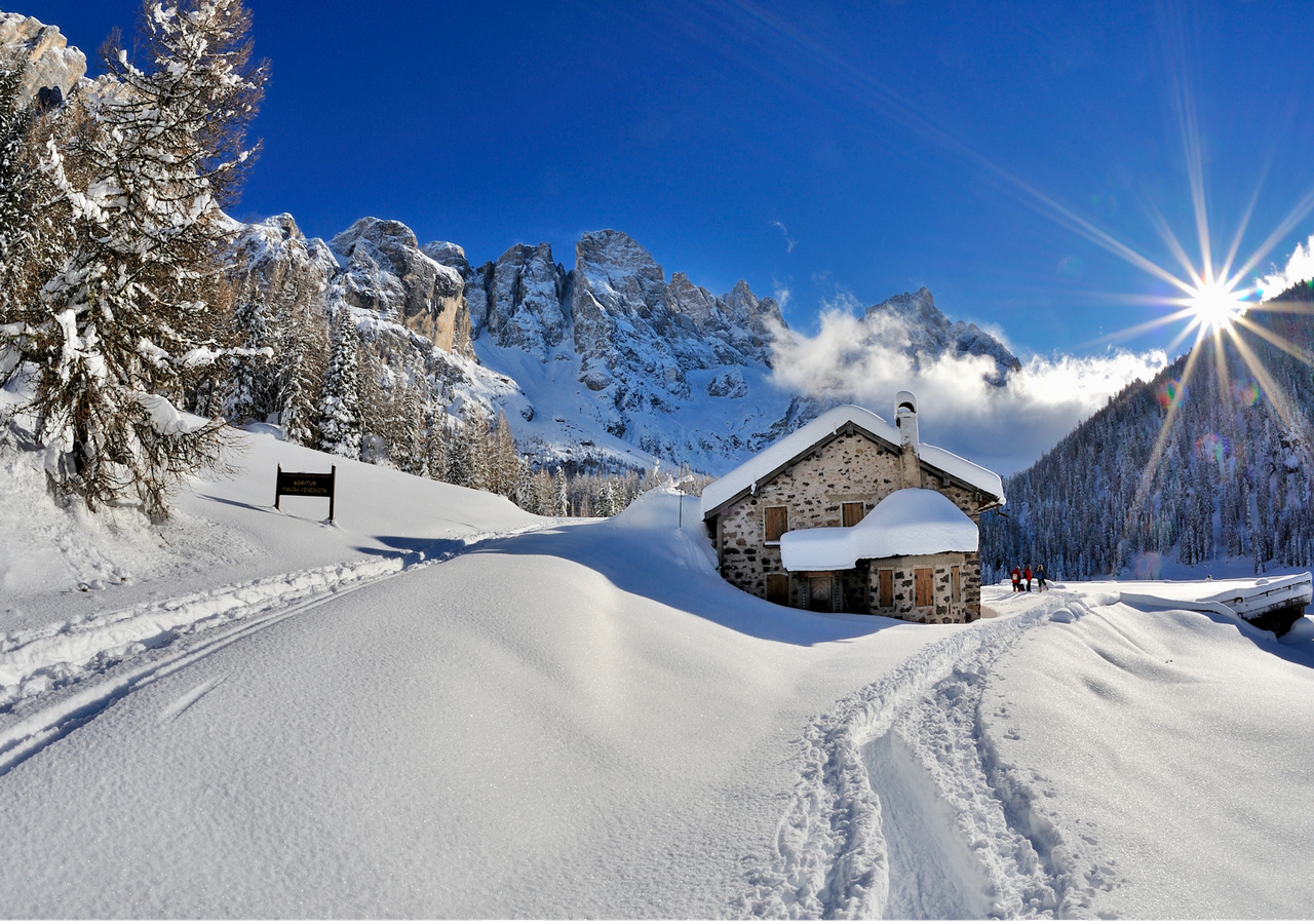 Torna la neve in montagna, perturbazione prevista nel weekend