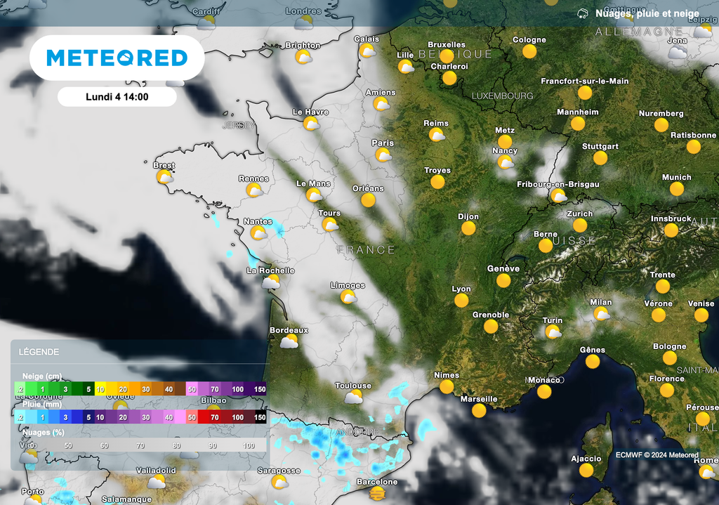 Retour de très belles éclaircies sur une grande partie de la France cet après-midi !