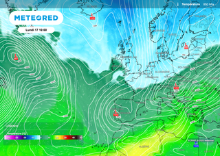 Météo : un front froid balaie le pays, le vent tourne au nord et l’air polaire gagne la France en ce début de semaine