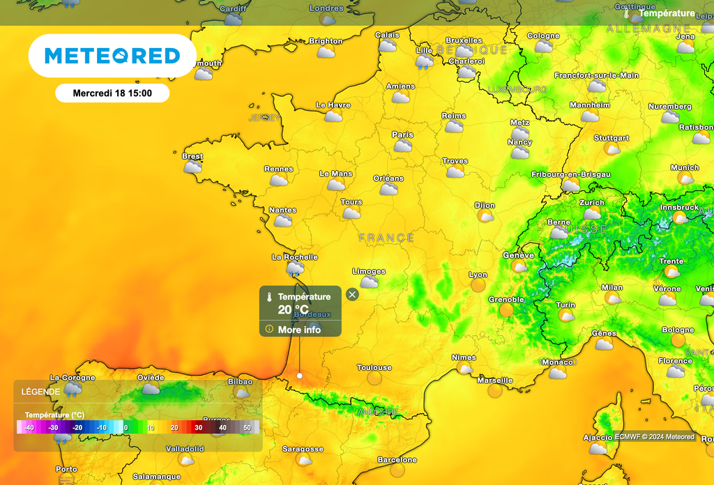 Douceur généralisée à toute la France ce mercredi après-midi.