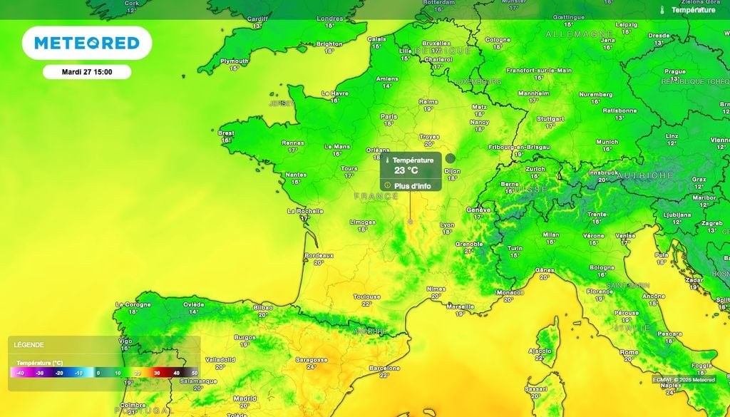 Grande douceur ce mardi après-midi ! Grande douceur ce mardi après-midi !