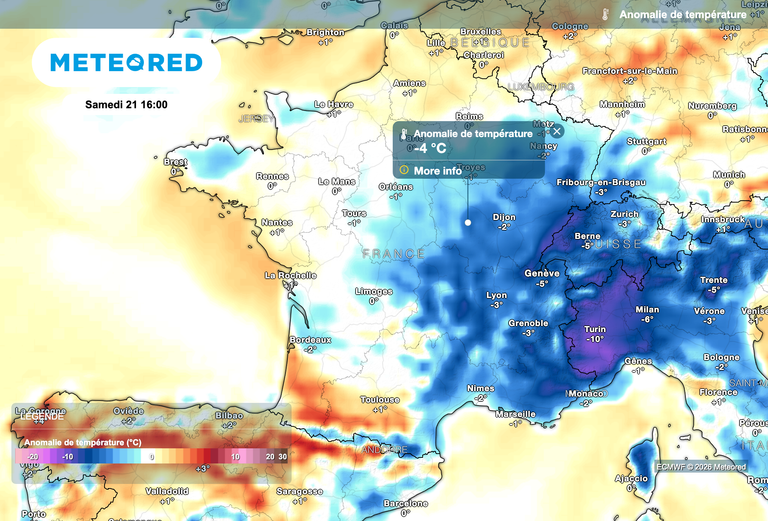 M&eacute;t&eacute;o : une chute des temp&eacute;ratures attendue en fin de semaine en France ! Vers un retour de l'hiver et de la neige ?