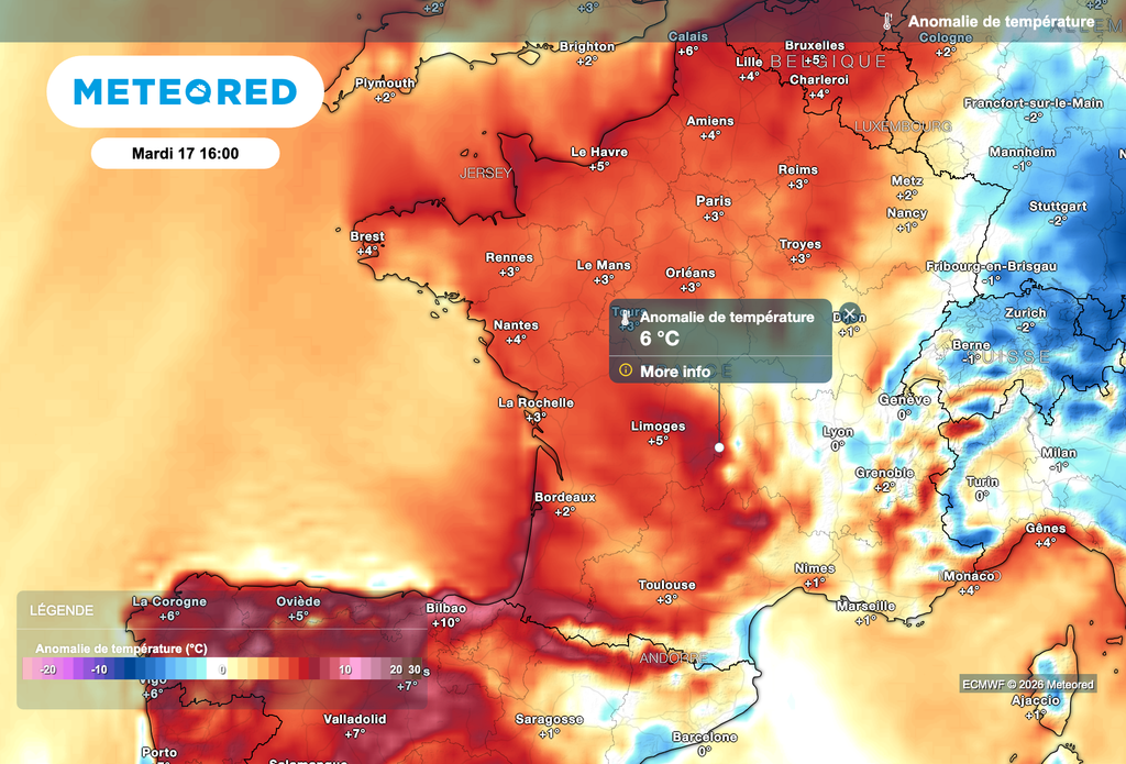 Très nette hausse des températures ce mardi après-midi ! Très nette hausse des températures ce mardi après-midi !