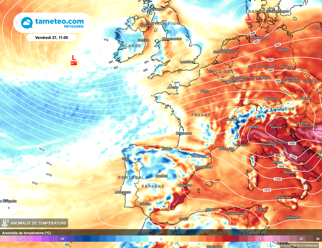 Des températures excédentaires seront au rendez-vous cette semaine. Des températures excédentaires seront au rendez-vous cette semaine.