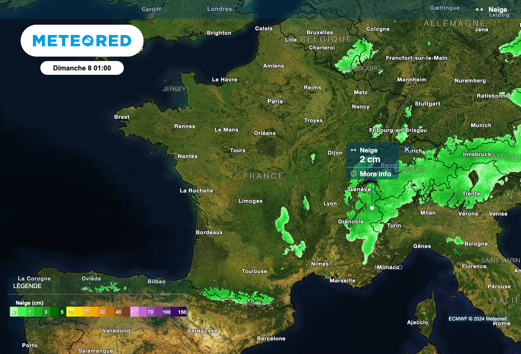 Retour de la neige en fin de semaine sur les massifs.