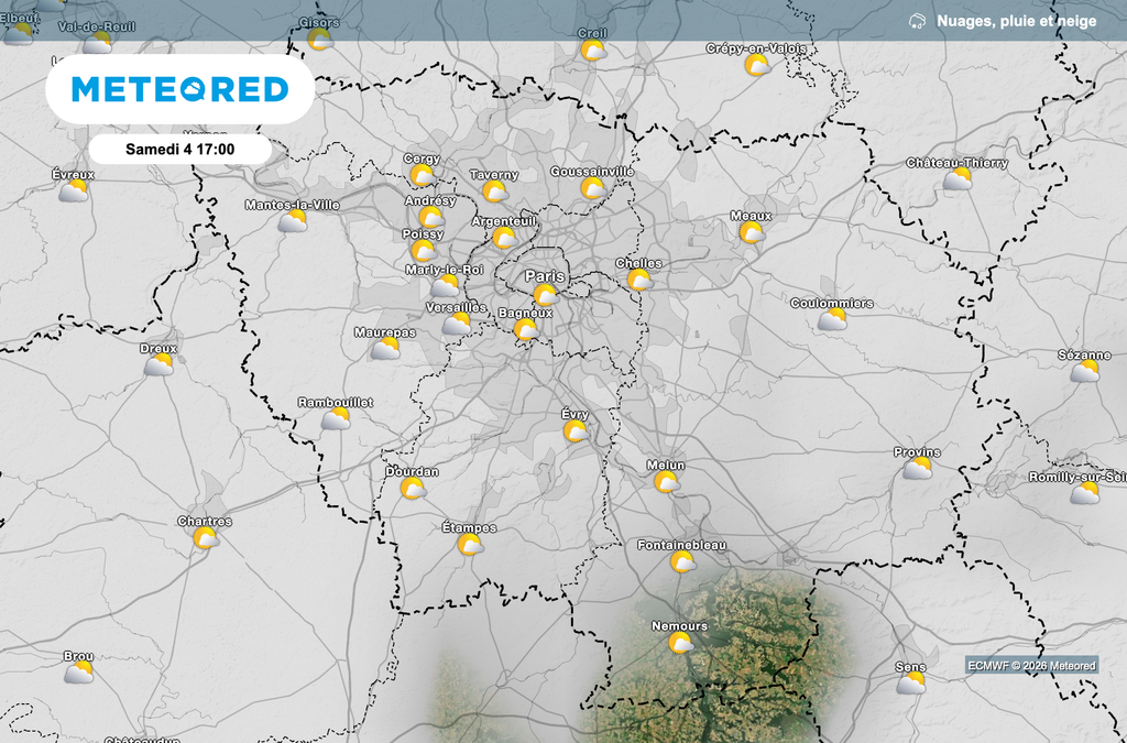 De belles éclaircies samedi après-midi en Île-de-France.