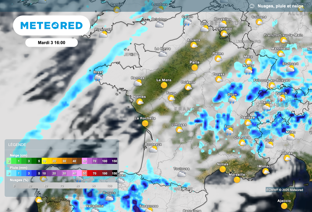 Le risque orageux se maintient cet après-midi.