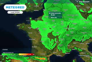Météo : vigilance orange à la neige et au verglas dans 15 départements ce dimanche en France. Découvrez les prévisions