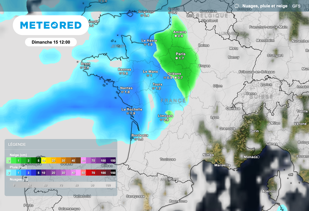 Arrivée de la neige ce dimanche !