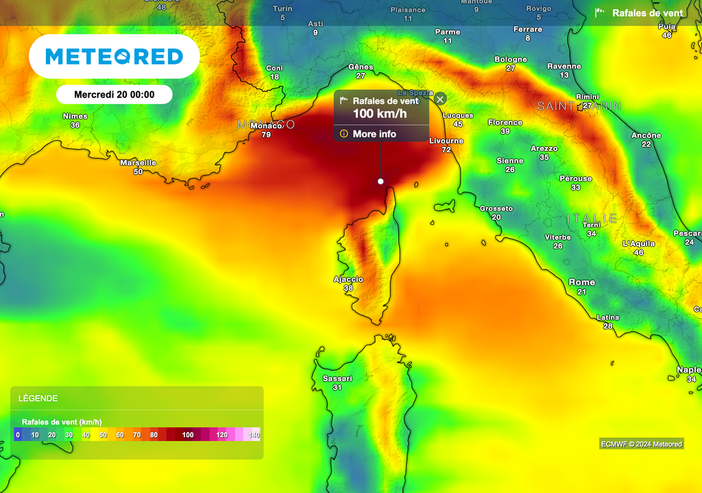 Net renforcement du vent ce soir en Corse. Net renforcement du vent ce soir en Corse.
